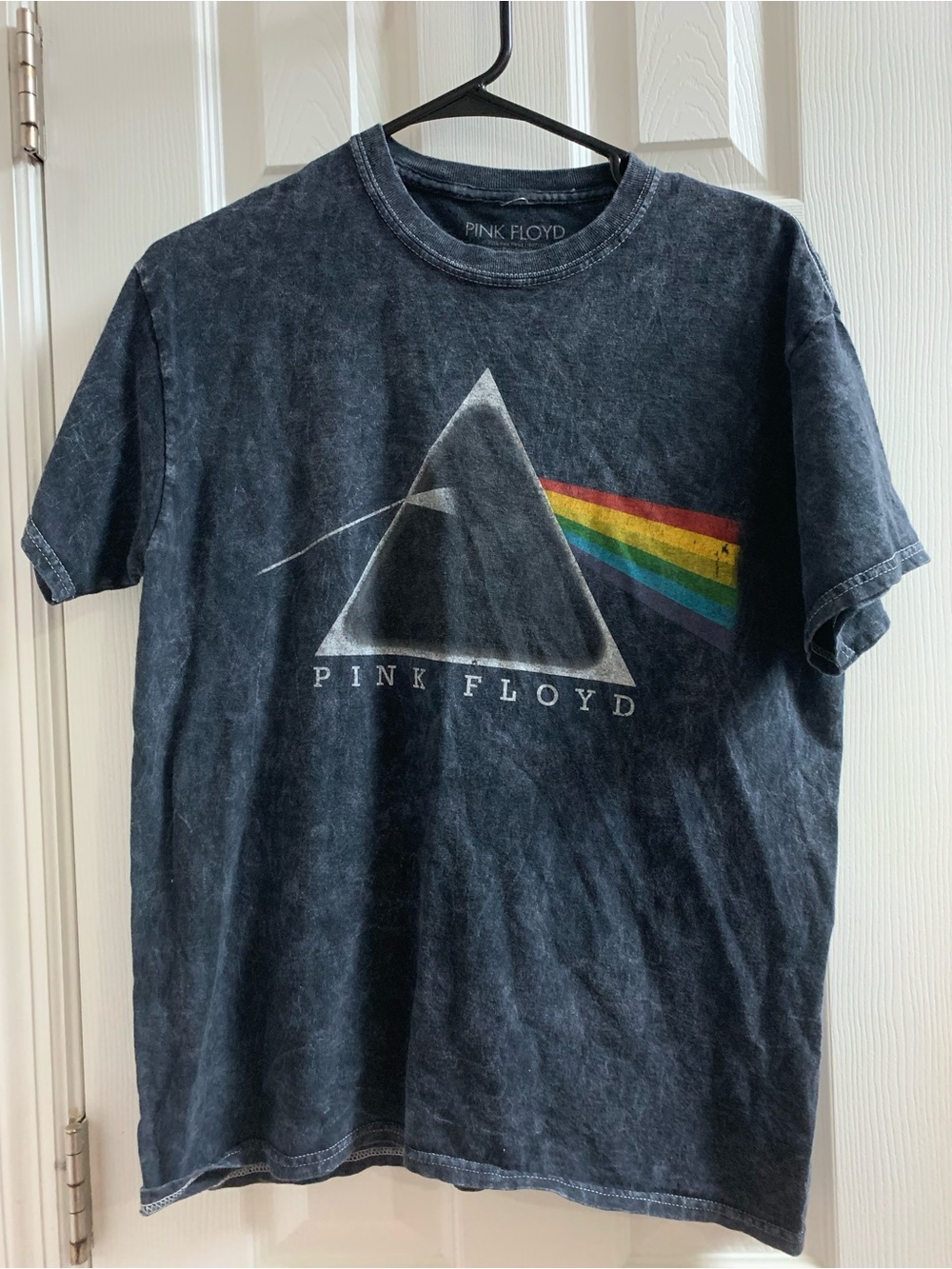 Pink Floyd Men’s Black Washed Prism Graphic Tee